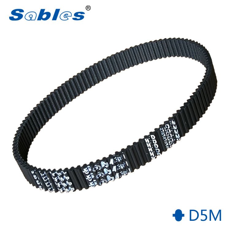D5M Double-Sided Tooth Rubber Timing Belt Synchronous Belt Factory