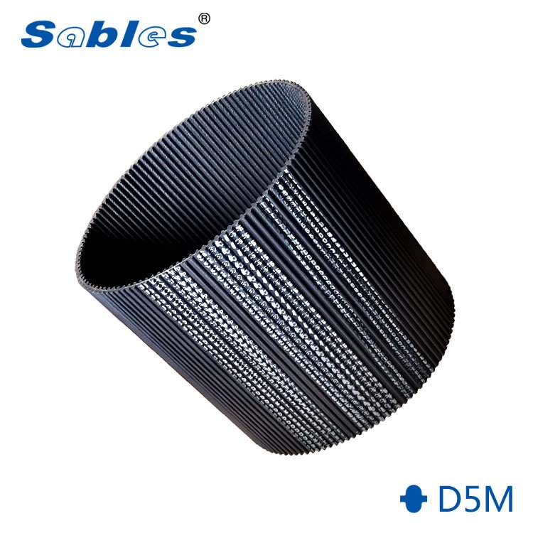 D5M Double-Sided Tooth Rubber Timing Belt Synchronous Belt Factory