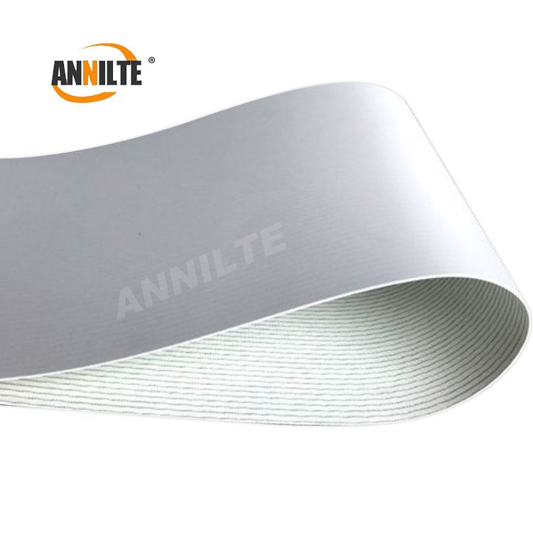 Annilte Surface diamond pattern blue food grade pu pvc conveyor belt