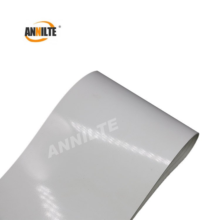 Annilte Surface diamond pattern blue food grade pu pvc conveyor belt