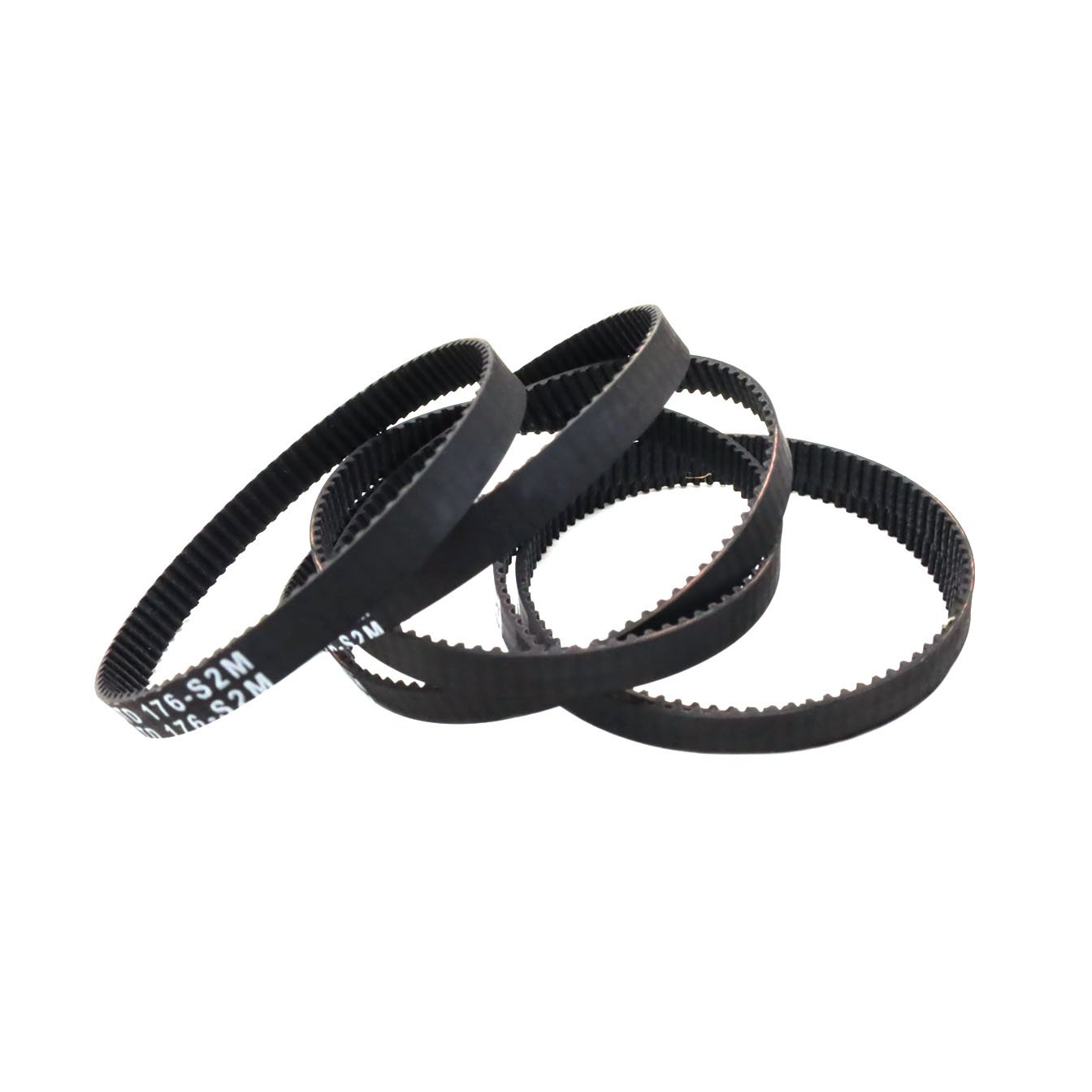 High Torque S2M 176 Timing Belt 88 TeethTiming Belt Pitch 2mm width 4 6 10 15mm STS STD S2M Closed-loop rubber industrial belt