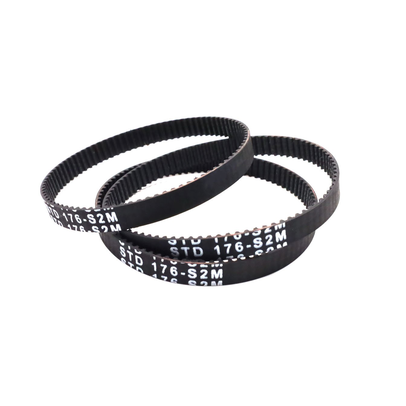 High Torque S2M 176 Timing Belt 88 TeethTiming Belt Pitch 2mm width 4 6 10 15mm STS STD S2M Closed-loop rubber industrial belt
