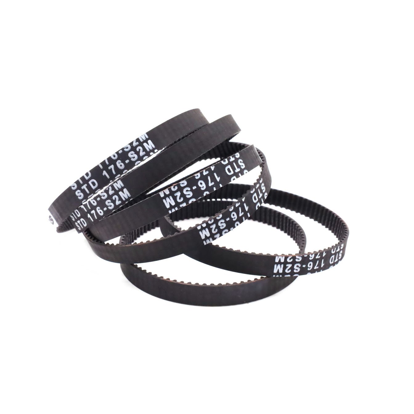 High Torque S2M 176 Timing Belt 88 TeethTiming Belt Pitch 2mm width 4 6 10 15mm STS STD S2M Closed-loop rubber industrial belt