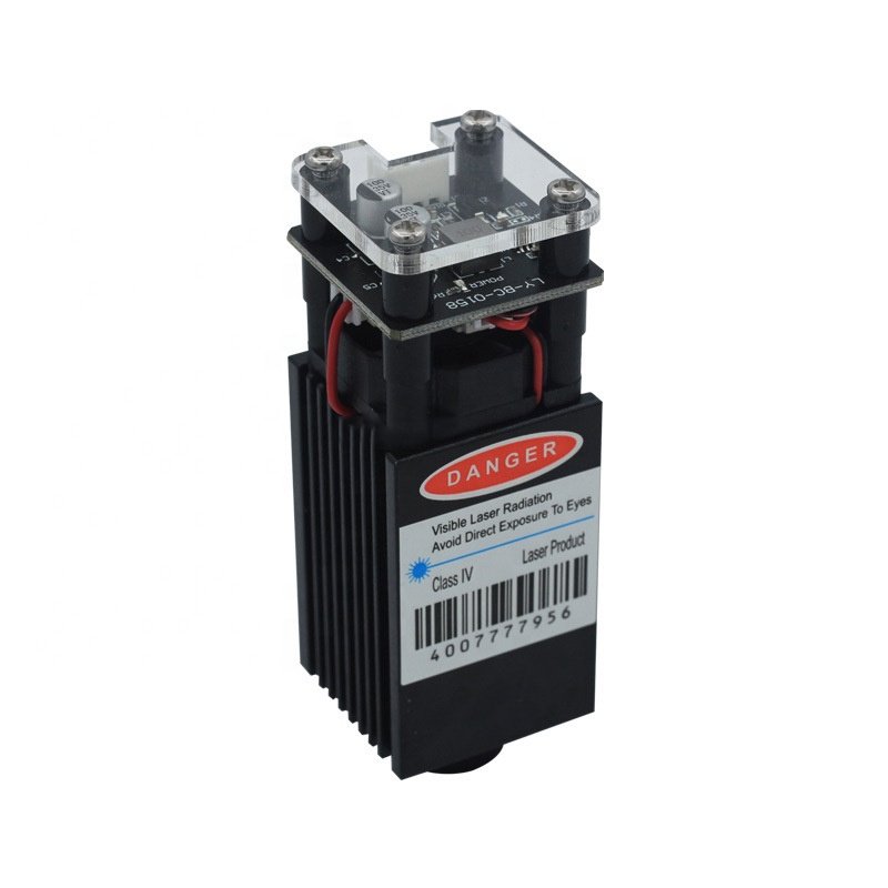 High Power 450nm 1.6W Adjustable Focal Engraving Laser Module Laser Cutting Head CNC Machine Engraver Accessory