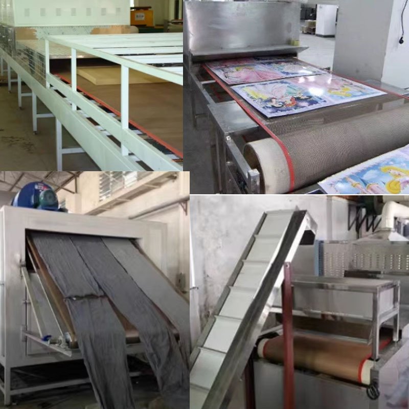 High Temperature Resistant PTFE Material Mesh transmission belts For Drying line Curing Machine offset printing press conveyor