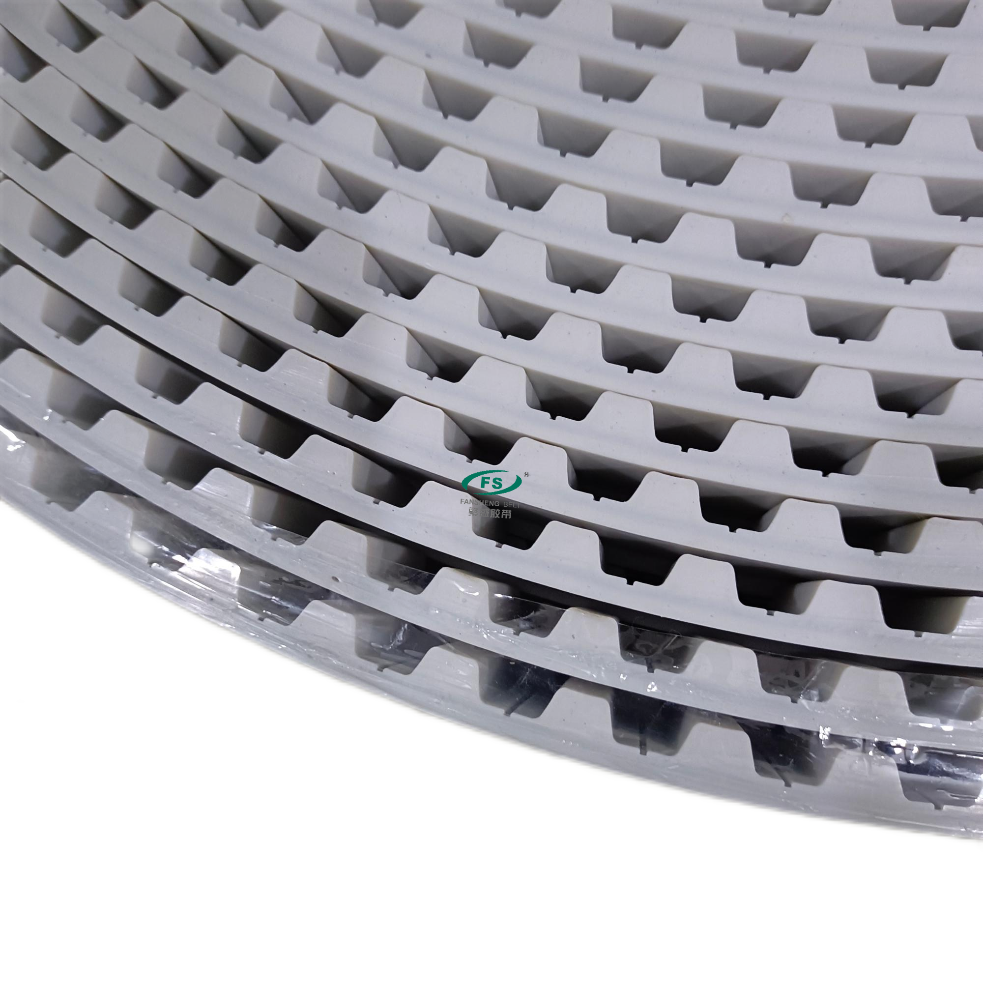 XH polyurethane w/ steel wire open end transmission toothed belt industrial synchronous belt