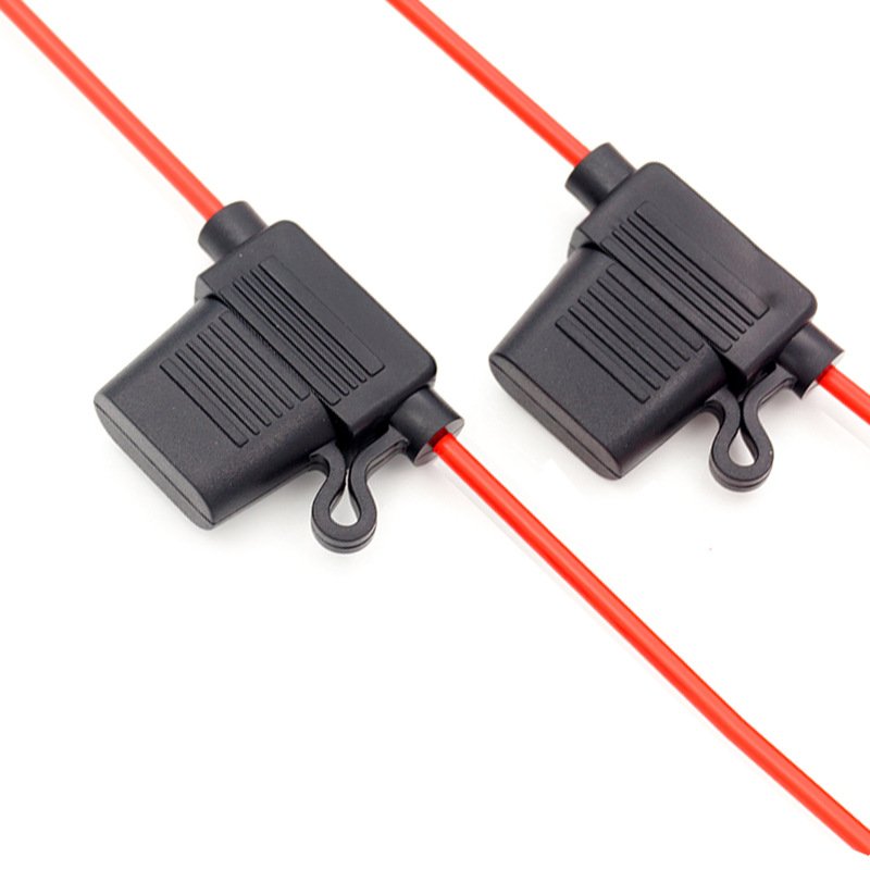 Waterproof Custom Auto Fuse Tap Adapter Blade Car Fuse Holder 30A Amp InLine Medium Fuse Holder for Auto