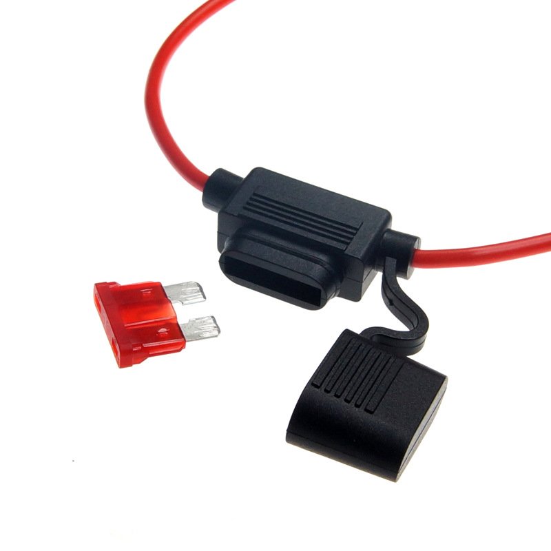 Waterproof Custom Auto Fuse Tap Adapter Blade Car Fuse Holder 30A Amp InLine Medium Fuse Holder for Auto