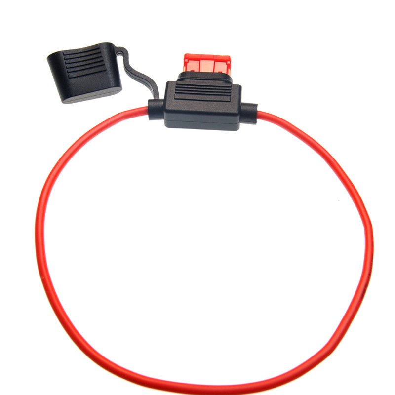 Waterproof Custom Auto Fuse Tap Adapter Blade Car Fuse Holder 30A Amp InLine Medium Fuse Holder for Auto