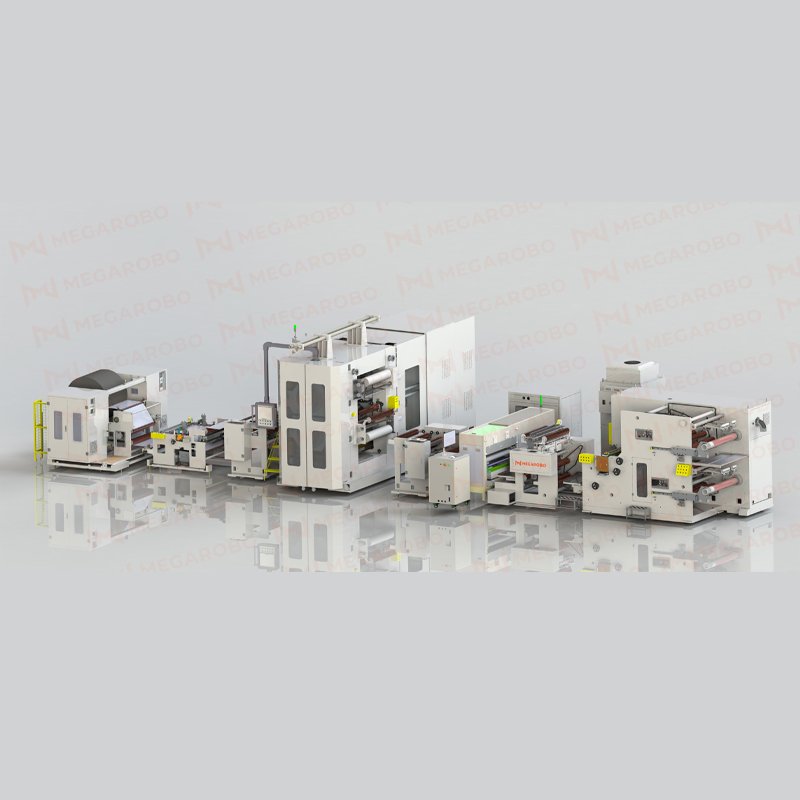 Lithium Battery Electrode Roll Press Machine Single Release and Double Collection High Speed Double Roll Production Line