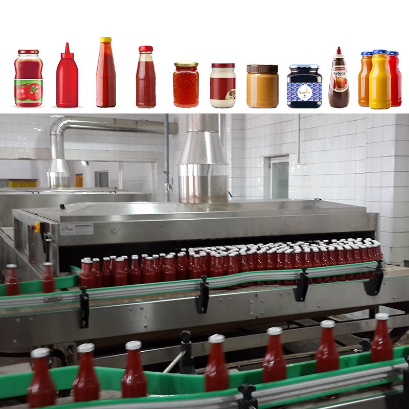 LWT Complete Full Automatic Tin Can Tomato Sauce Paste Ketchup Filling Machine Tomato Paste Production Line