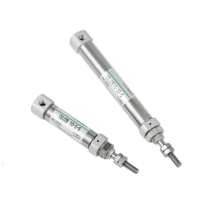 CJ2Z CJ2ZW Built-in Speed Controller Type Double Acting Single / Double Rod Pneumatic Series Cylinder for Industry Use
