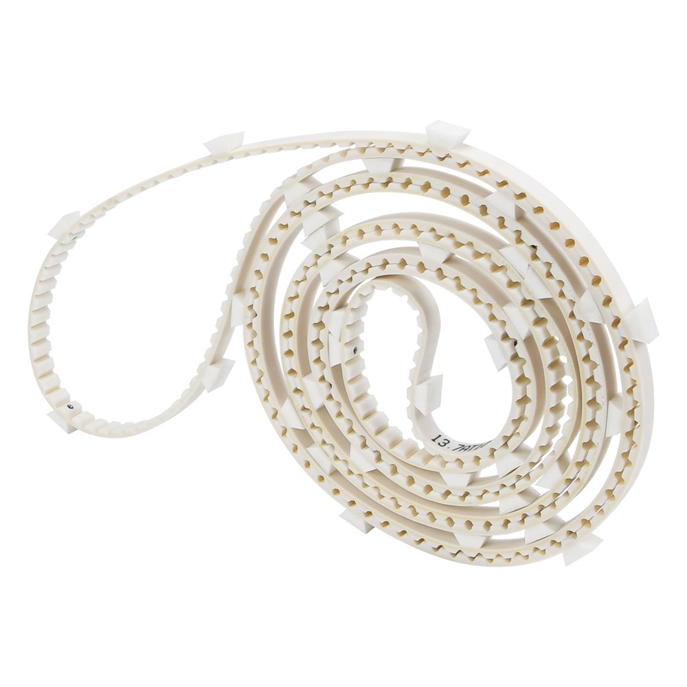 precision aligned seamless steel cord 13.7at10 4200 pu timing belt with non slip cleats for high durability
