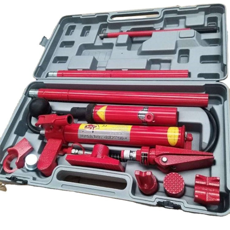 High Quality Factory Low Price Portable Hydraulic Body Frame Repair Kit Equipment 4-10 Ton Lifting Tool