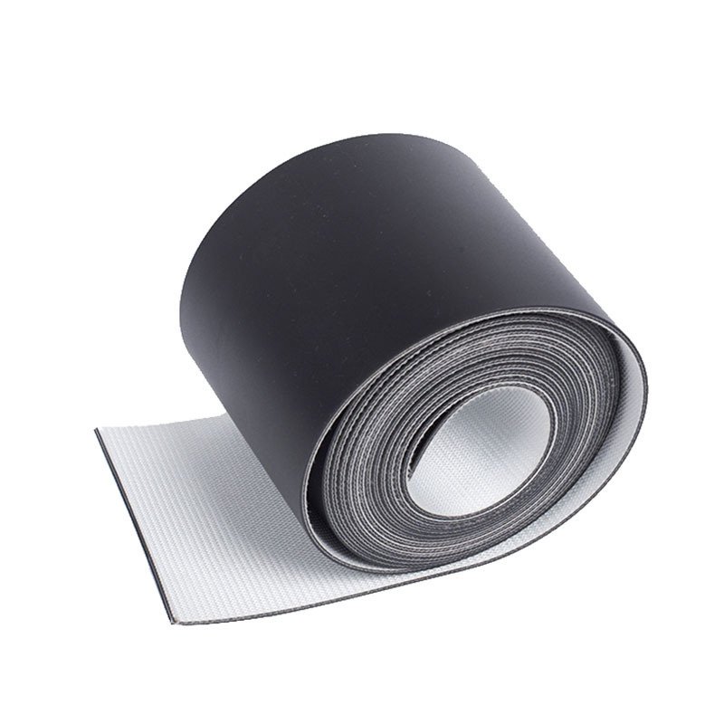 Light Duty PVC Transmission Belt portable food grade black PVC Flat conveyor belt