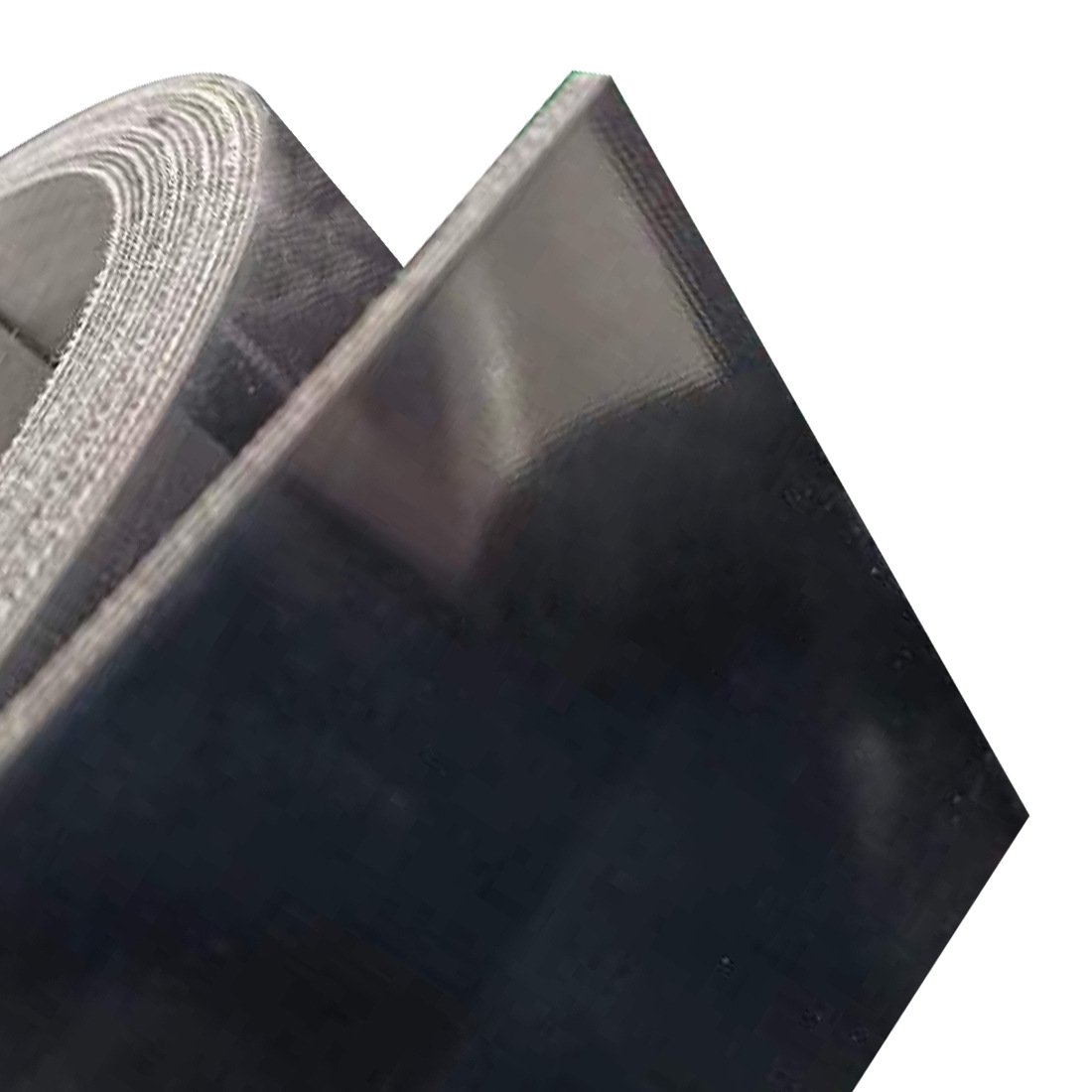 Light Duty PVC Transmission Belt portable food grade black PVC Flat conveyor belt