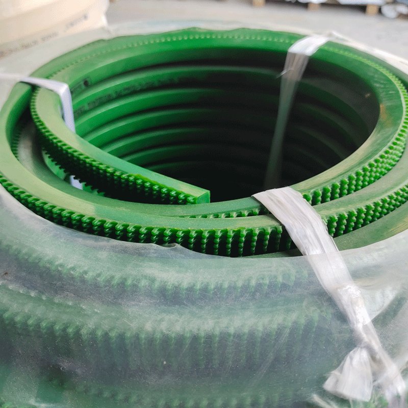 TPU Ribbed transmission belt C section Super-grip corrugated sidewall conveyor belt
