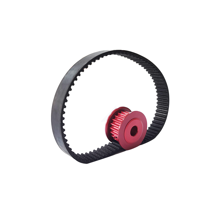 Smooth transmission belts rubber PU S2M S3M timing belt
