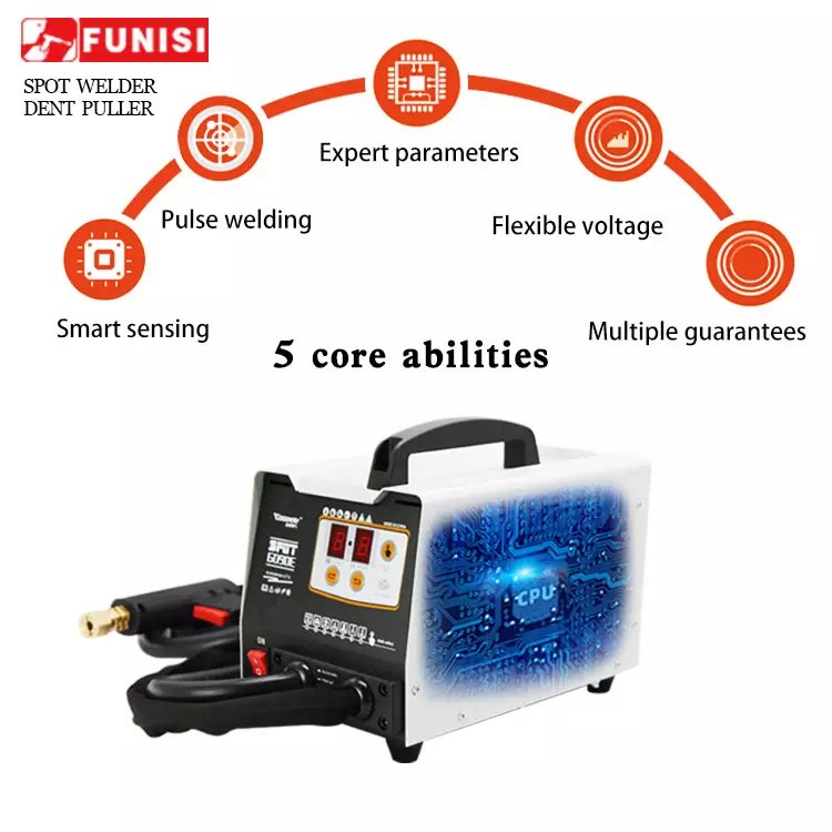 FUNISI Portable Handheld Spot Welder Durable Sag Repairer 90E