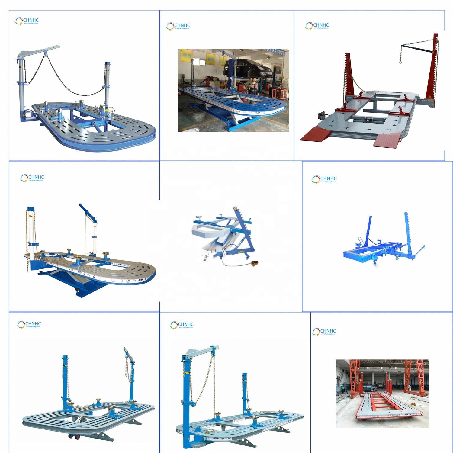 Good Price of Auto Workshop Equipment Car Body Repair System for Sale Car Pulling Bench