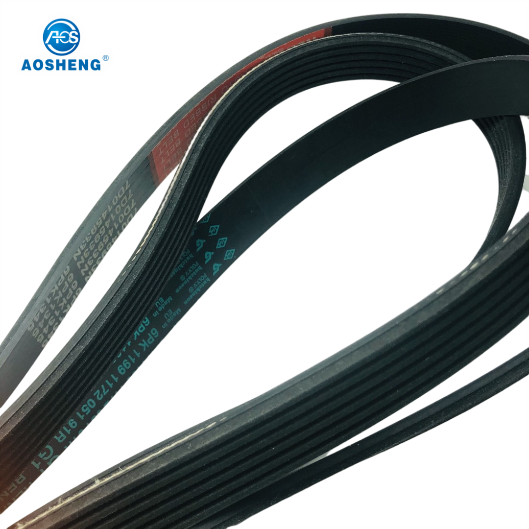Industrial transmission belt 3PK0860/90916-02570,excavator fan belt 8PK 9PK 10PK 12PK made in China