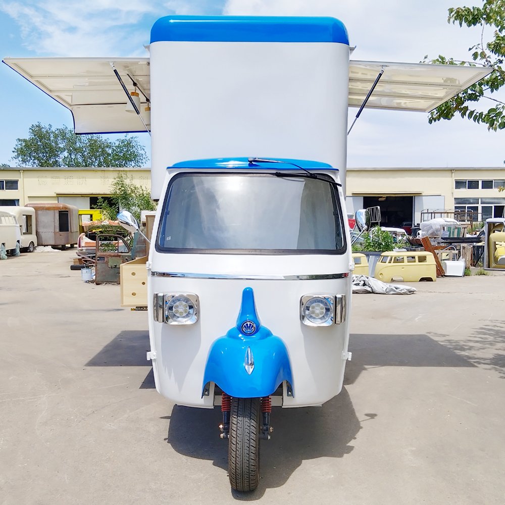 Outdoor Hotdog Kiosk Electric Food Cart America Mobile Food Carts Three Wheel Electric Tricycle for Sale