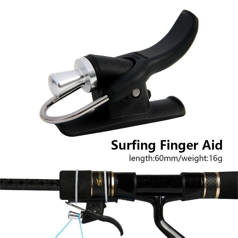Oem Breakaway Cannon Marine Fishing Gun Clamp Thumb Button Surfing Casting Barrel Clip Fish Finger Protector Tool