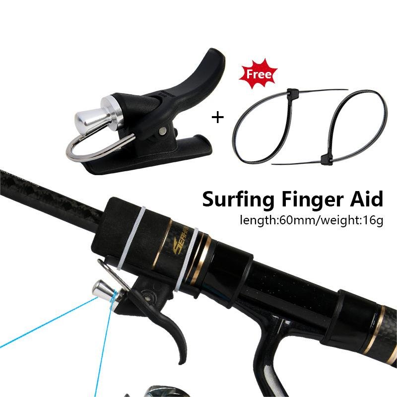 Oem Breakaway Cannon Marine Fishing Gun Clamp Thumb Button Surfing Casting Barrel Clip Fish Finger Protector Tool