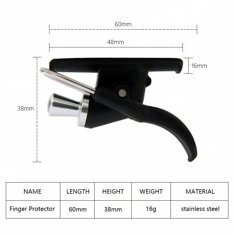 Oem Breakaway Cannon Marine Fishing Gun Clamp Thumb Button Surfing Casting Barrel Clip Fish Finger Protector Tool
