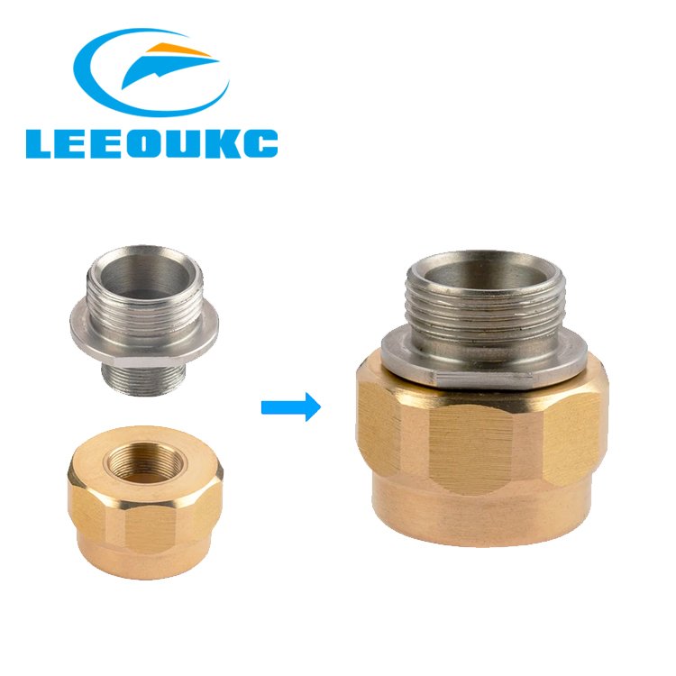 Copper Nozzle Body Holder Adaptor by Fiber Laser 10071494 Screw for Fiber Laser Cutting Parts Accessories Wholesale