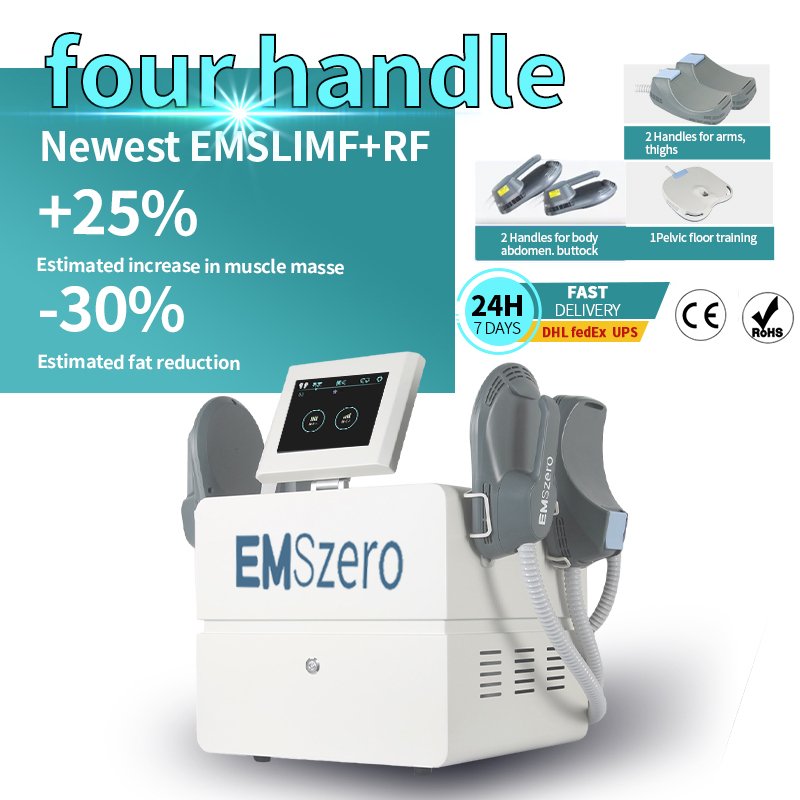4 Handles Muscle Ems High Emt Emslim Rf Body Sculpting Neo Butt Lift Muscle Stimu Slimming Machine Body Sculpting Emslim Neo