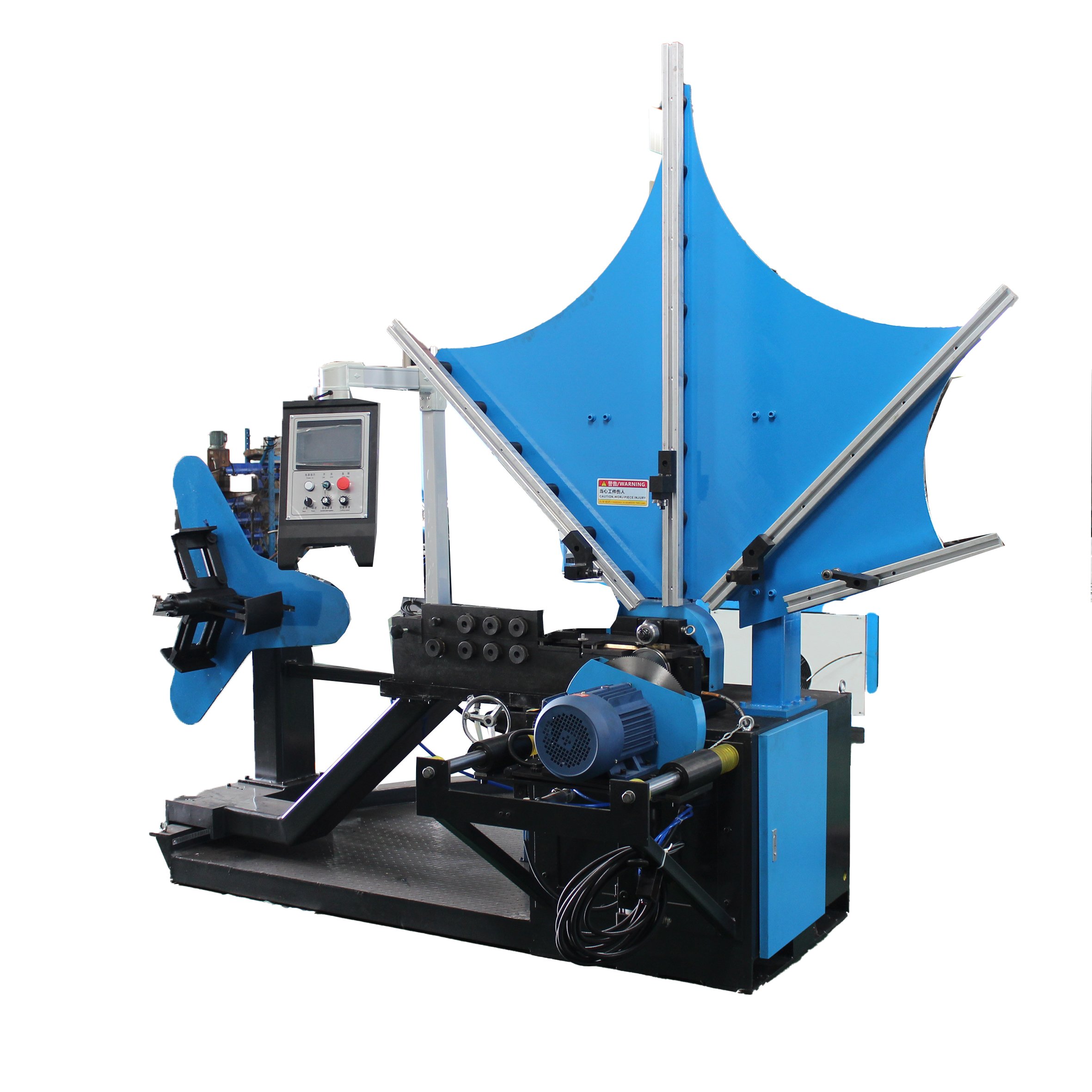 Auto Flat Oval Duct Fabrication Making Machine Ellipse Duct Making Forming Machine