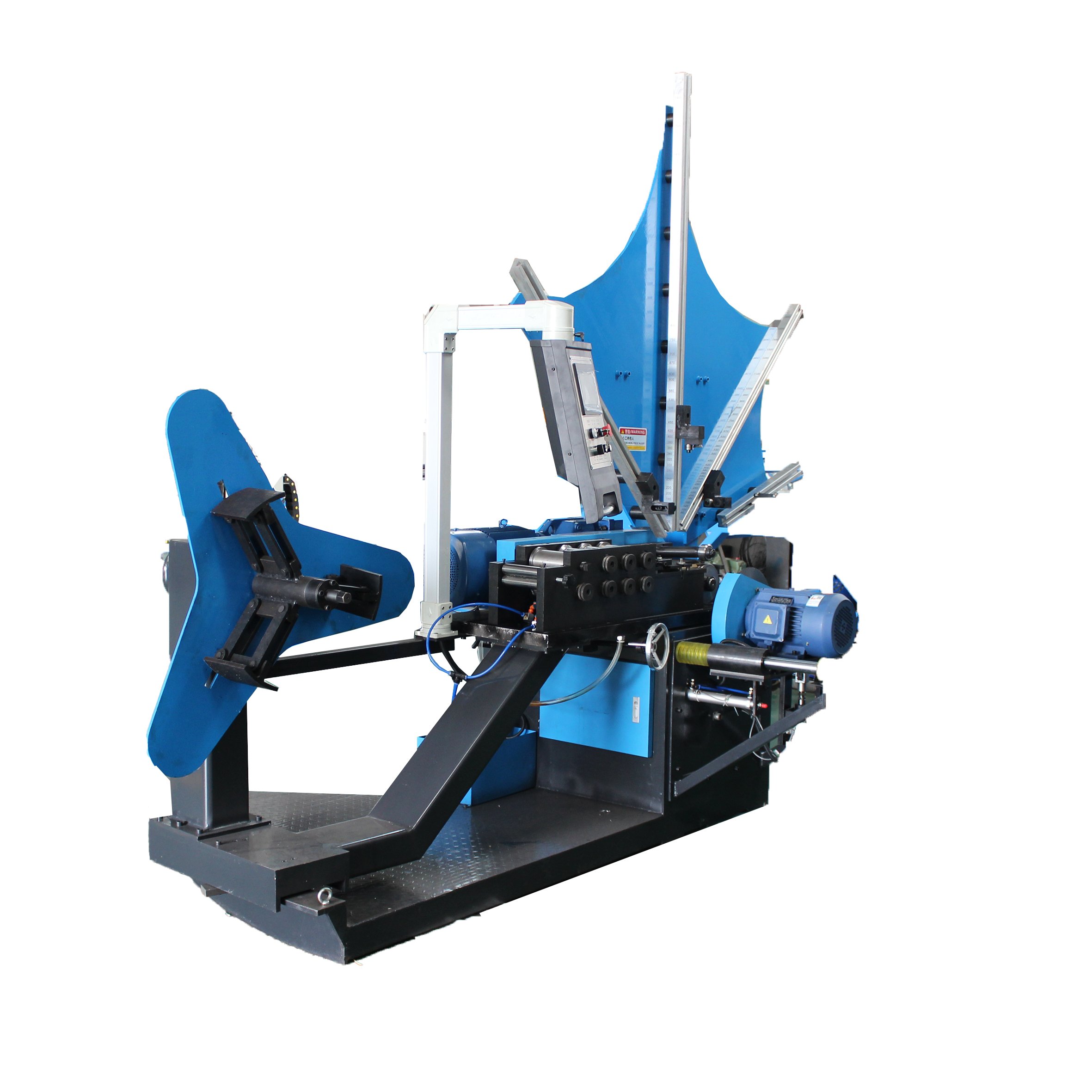Auto Flat Oval Duct Fabrication Making Machine Ellipse Duct Making Forming Machine