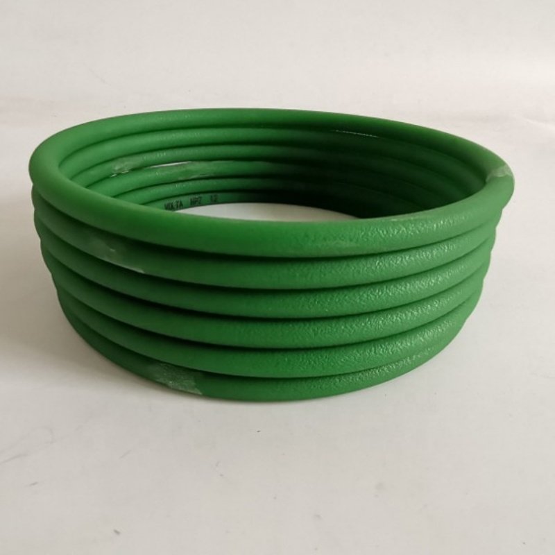 green polyurethane round transmission belt for textile machinery