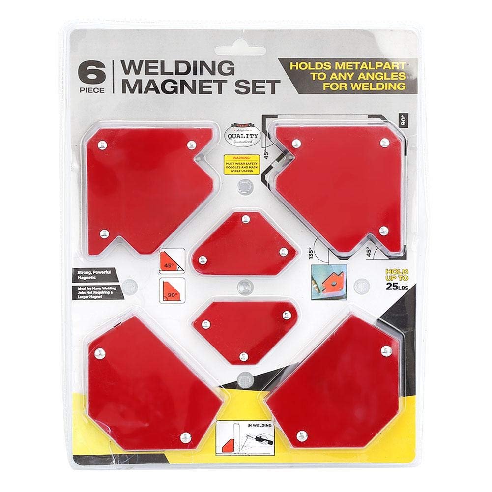 6pcs Magnetic Welding Holder Steel Fixed Angle Soldering Positioner Welding Tool Holding Power Welding Accessories