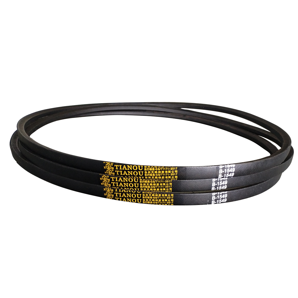 Tianou Wholesale Heat Resistant Industrial Agriculture Triangle Rubber V Belt Small Electric V Belt Poly V Ribbed Belt