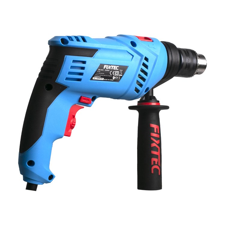 FIXTEC Power Tools 600W Impact Drill Kit Hand Tools with 50Pcs Accessories Electrical Tool Kit