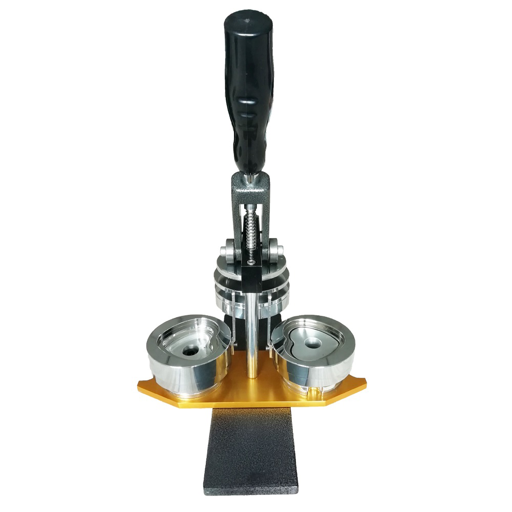 Heart Shape 57*53mm Button Making Machines Kit with 1 Paper Cutter and 100sets Materials
