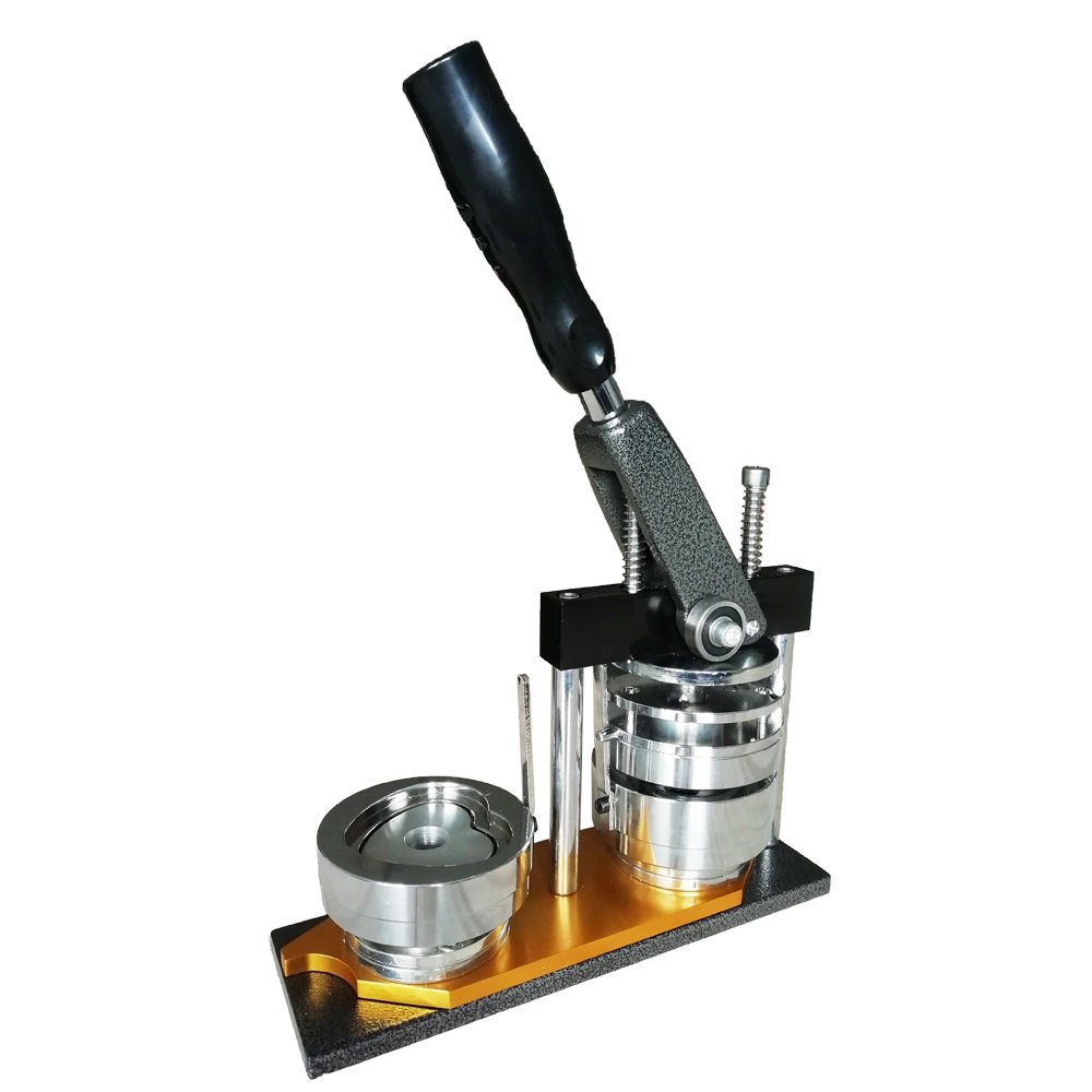 Heart Shape 57*53mm Button Making Machines Kit with 1 Paper Cutter and 100sets Materials