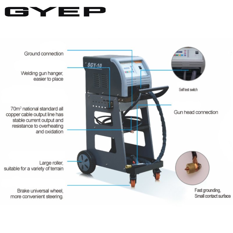 Factory Price SGY-10 Standard Body Repair Machine Spot Welder With Dent Puller for Steel Body Repair