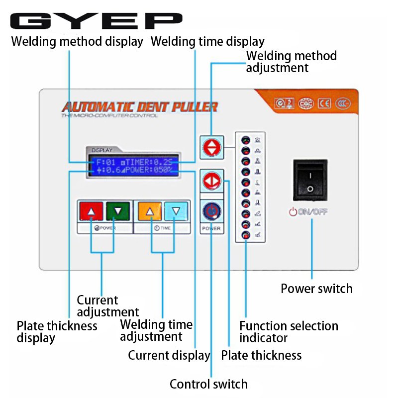 Factory Price SGY-10 Standard Body Repair Machine Spot Welder With Dent Puller for Steel Body Repair
