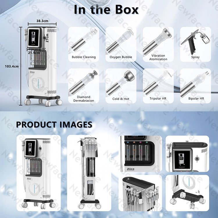 Newface CE Aqua Peel Jet Hydra Dermabrasion Bubble Oxygen Wrinkle Remove Skin Care Repair System Beauty Facial Spa Machine Hydro
