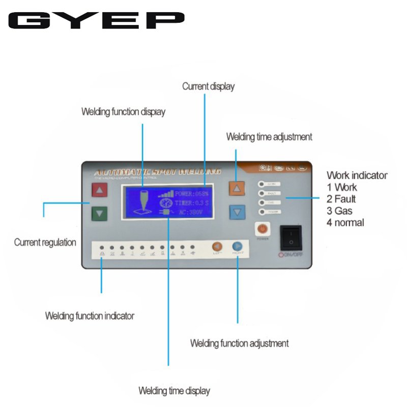 High Quality SGY-20 Standard Body Repair Machine Spot Welder With Dent Puller for Steel Body Repair