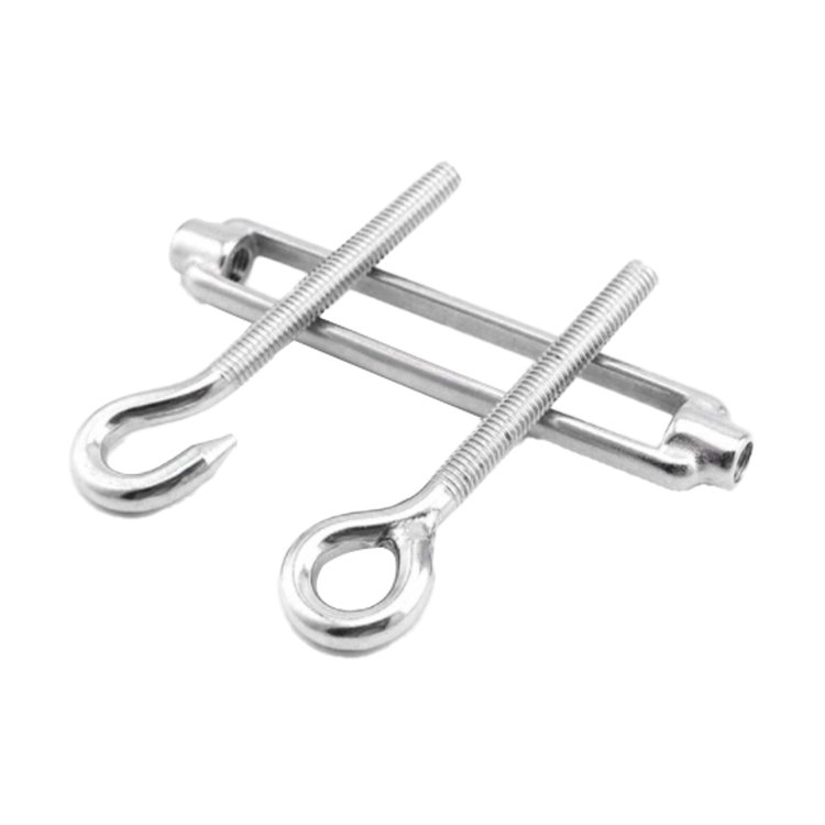 Cheap Price Open Body Galvanized Hook And Eye Turnbuckle Tensioner Threaded Rod Turnbuckle