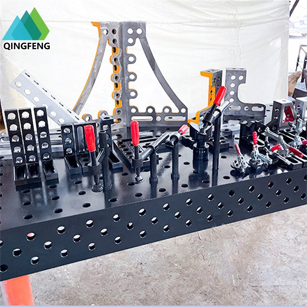 3D Welding Table D28 D16 with Fixtures Jigs Clamps Workbench Customized OEM Soldering Equipment Steel and Iron