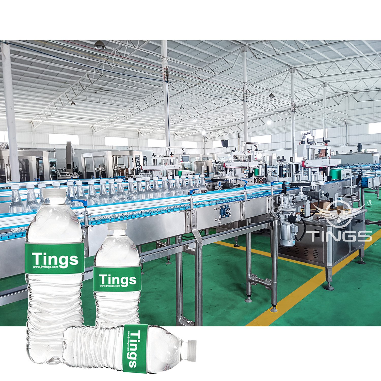 Complete Water Production Line Filling Machines for 2000BPH New Bottling Plant