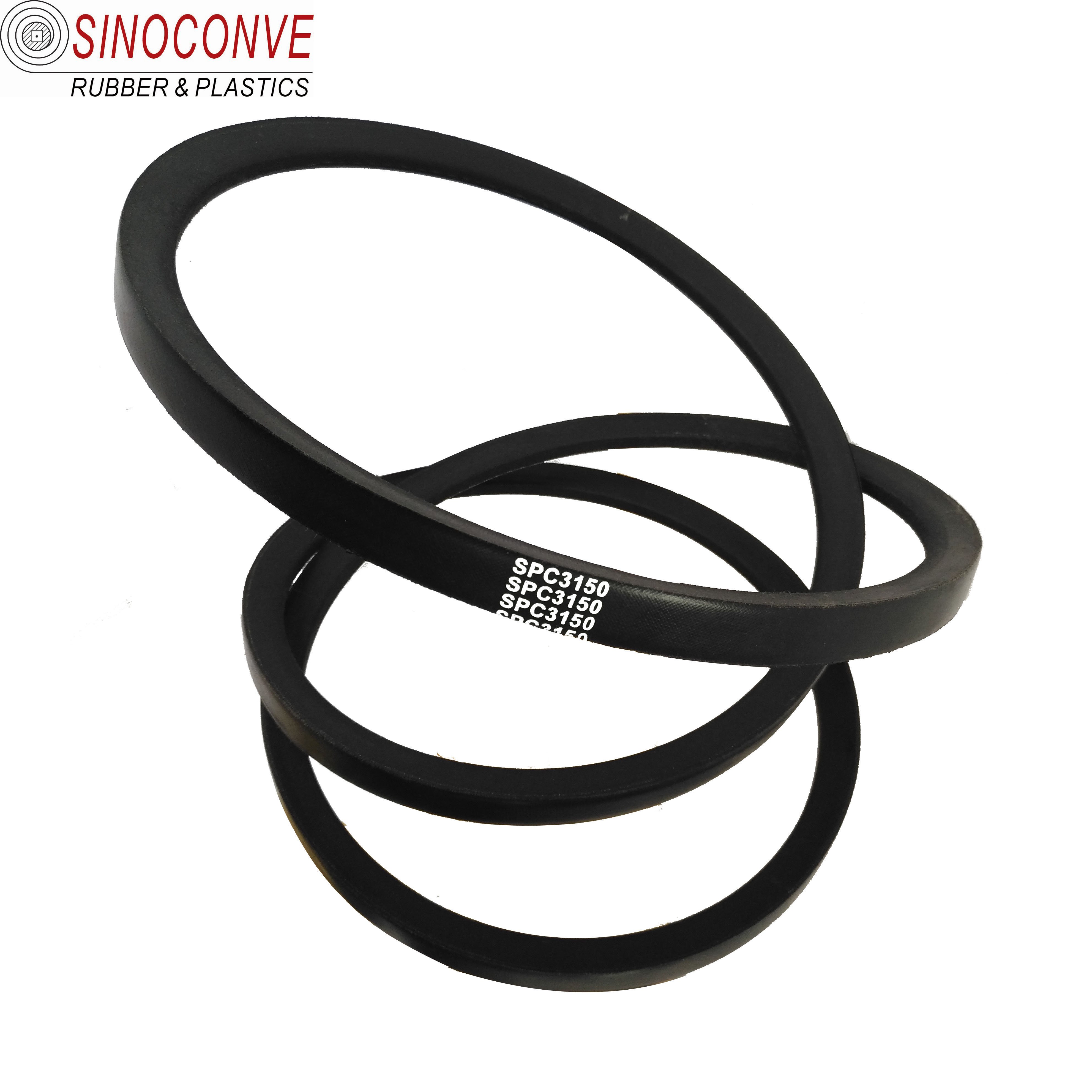 China Rubber HVAC compressor triangle V-belt MBL A65 triangle M21 rubber V-belt