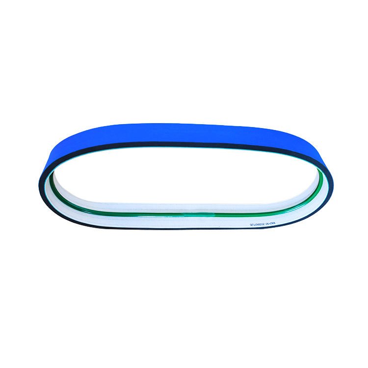 Annilte Sponge Belt For Folder Gluer/Folding Machine For Pressing Boxes Conveyor Belt With Blue Sponge And With Steel Buckle