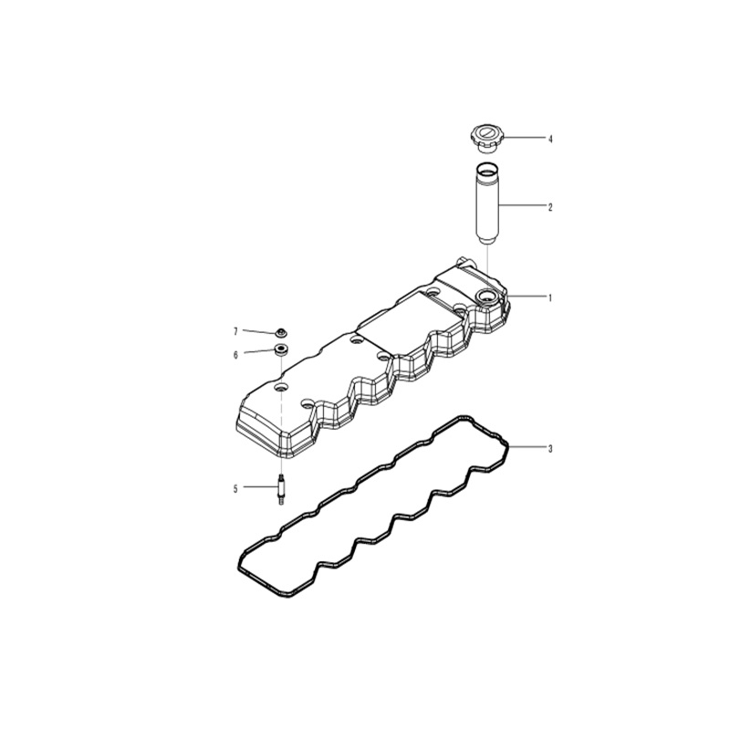 China Supplier PC200-8 Valve Cover Gasket 6754-11-7120 6754-11-8181