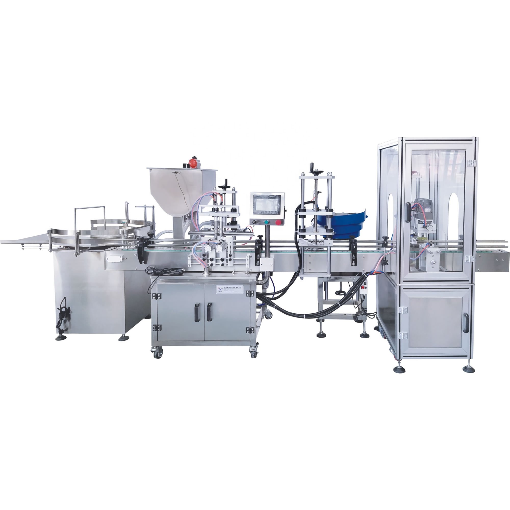 Auto Production Line Equipment Product Line Factory Price Automatic Vial Rotary Filling Capping Machine